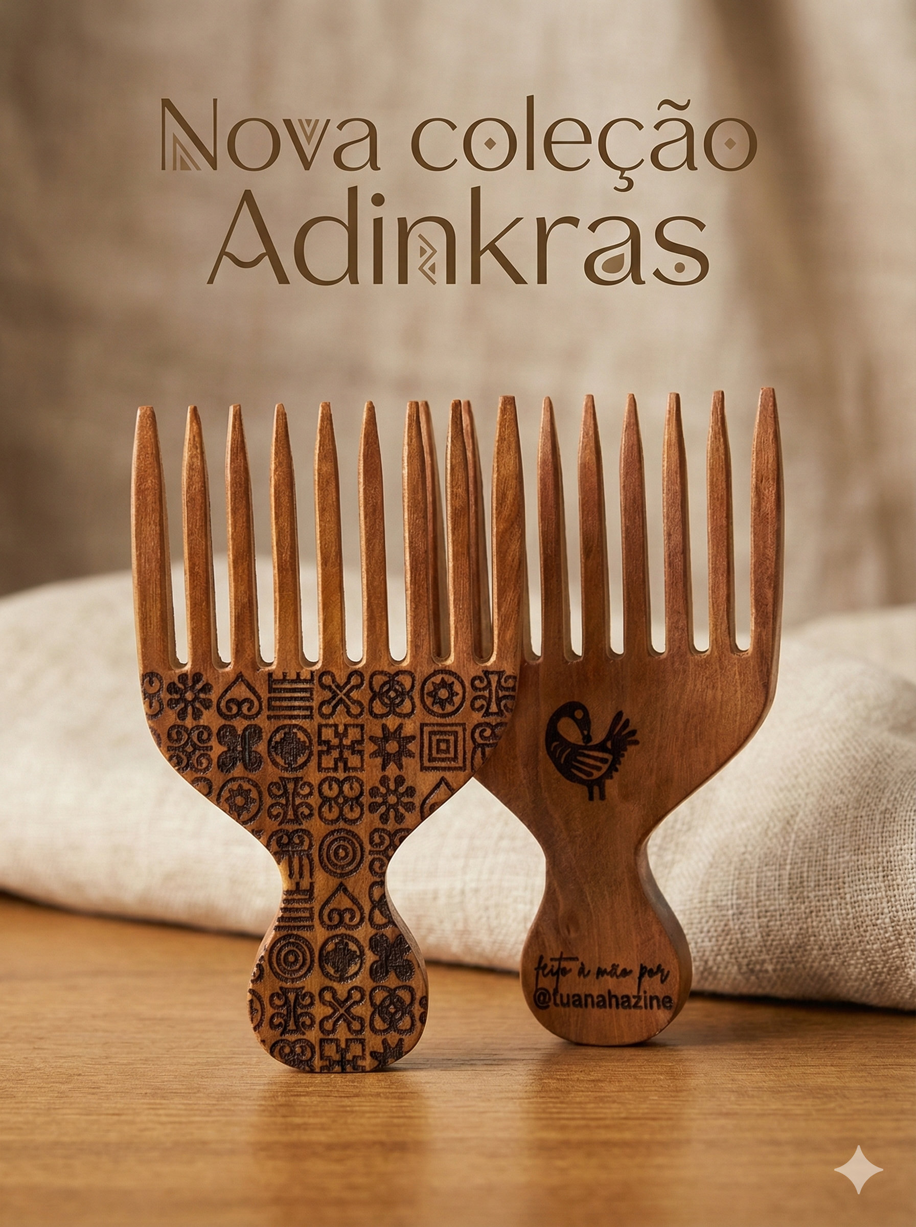 Peças de marcenaria artesanal